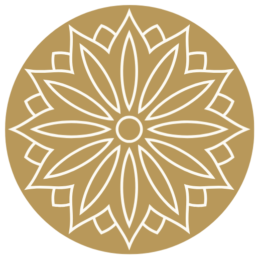 golden mandala icon