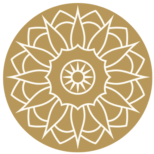 golden mandala icon